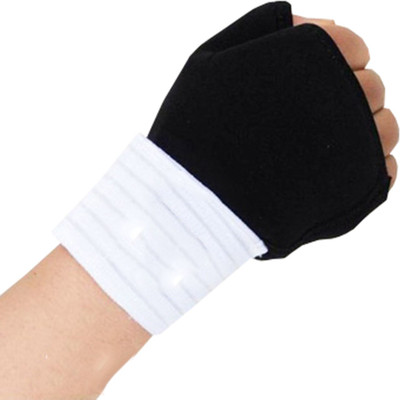 

PE Gym Wrist Brace Band Support Lengthen Basketball Bicycle Gym Thumb Wrist Support (, Black, White