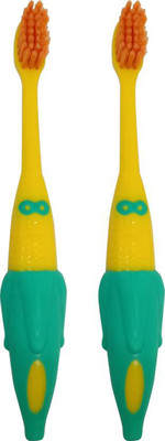 

PELO Combo of 2 Brush Set for Kids Daily Use, Designing Tooth Brush Soft Toothbrush(Pack of 2)