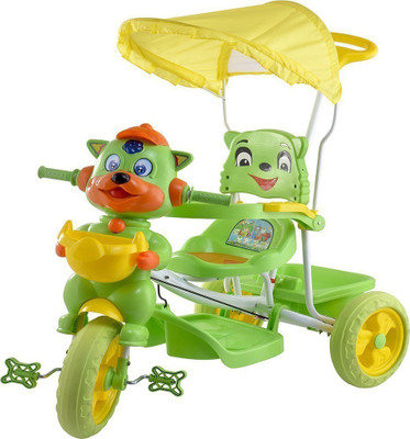 

Oximus Baby Cycle for 2 year old kids With Canopy/Footrest / Light /Musical /Back Support /Storage Basket and Parent Push Handle Control Recommended For Children 1 , 2 , 3 , 4 , 5 Year Old Baby Boys & Girls Baby Cycle/trikes/tricycle For Toddler Toys New 