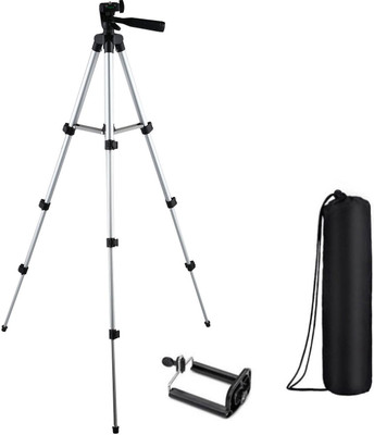 

lifemusic 3652 Tripod(Silver & Black, Supports Up to 1500)