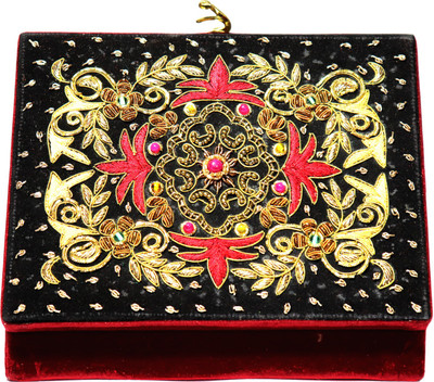 

PATNI CRAFT PC18001 To Keep The Jewelry., To Keep The Other Makeup Accessories Vanity Box(Red, Black)