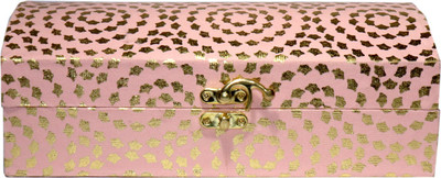 

PATNI CRAFT Handmade PaperBox To Keep your Jewelry., To Keep your Ladies personal Accessories., Use For Wedding purpose Vanity Box(Yellow, Black, Pink)