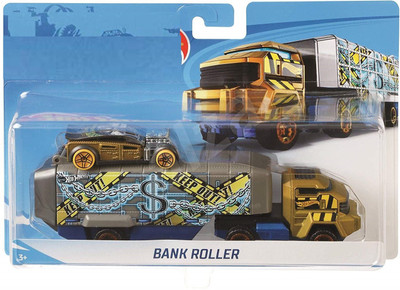 

Assemble Banks Roller Truck with 1:64 Car(Multicolor)