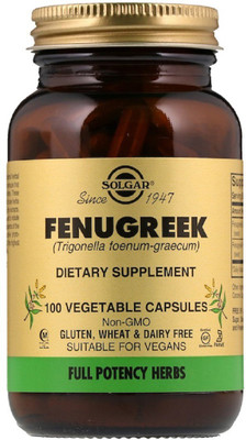 

Solgar Solgar, Fenugreek, 100 Vegetable Capsules(100 No)