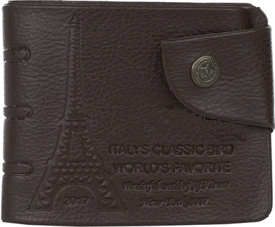 

Peacock Mundkar Boys Black Artificial Leather Wallet(6 Card Slots), Brown