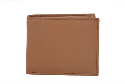 

Lamek Men Brown Genuine Leather Wallet(8 Card Slots), Brown d