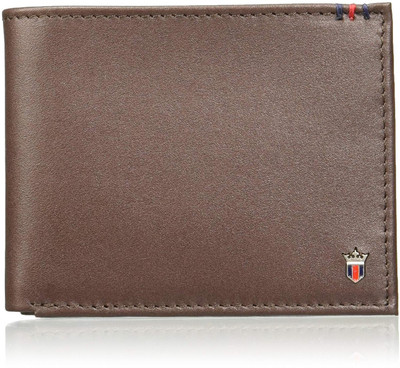 

LP Louis Philippe Men Brown Genuine Leather Wallet(5 Card Slots)