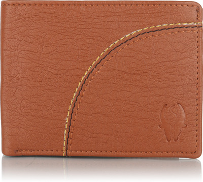 

SAMTROH Men Tan Artificial Leather Wallet(5 Card Slots)