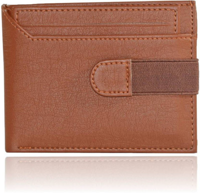 

BABORRY Men Tan, Brown Artificial Leather Wallet(12 Card Slots), Brown;tan