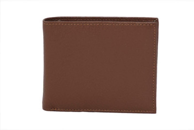 

Lamek Men Brown Genuine Leather Wallet(8 Card Slots), Brown c