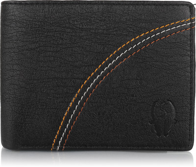 

SAMTROH Men Black Artificial Leather Wallet(5 Card Slots)