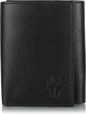 

SAMTROH Men Black Artificial Leather Wallet(5 Card Slots)