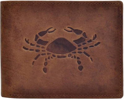 

Tamanna Men Brown Genuine Leather Wallet(8 Card Slots)