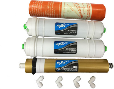 

NEXUS PURE SEDIMENT+CARBON+MEMBARANE+SPUN Solid Filter Cartridge(5, Pack of 4)