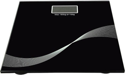 GLOWISH LCD DISPLAY PERSONAL BODY CARE GLASS FLAT PLATFORM SCALE KG/LBS Weighing Scale(Multicolor)