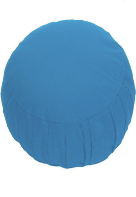 

Kanyoga Cotton Round BuckWheat Hull Filled Zafu Yoga Medetation Cushion (13cm x 38cm) Yoga Blocks(Blue Pack of 1), Teal