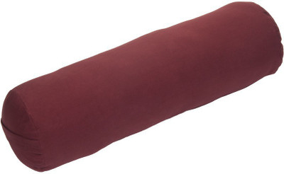 

Kanyoga Round Hemp Cotton Mix Bolster For Restorative Yoga (74cm x 25cm) Yoga Blocks(Red Pack of 1), Berry