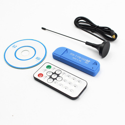 

Leoie USB2.0 FM DAB DVB-T RTL2832U R820T2 RTL-SDR SDR Dongle Stick Digital TV Tuner Remote INFRARED Receiver with Antenna Antenna Rotator