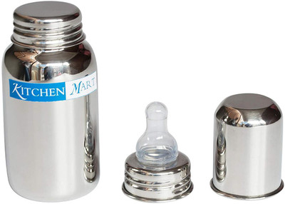 

Unborn Stainless Steel Baby Feeding Bottle - 225 ml(Silver)
