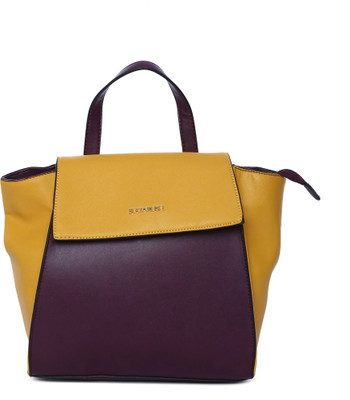 

SUGARUSH FASHION 3 L Laptop Backpack(Yellow, Maroon), Wine