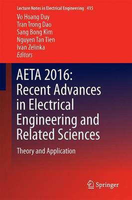 AETA 2016: Recent Advances in Electrical Engineering and Related Sciences(English, Hardcover, unknown)