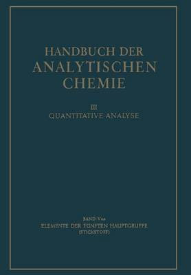 Elemente der fuenften Hauptgruppe(German, Paperback, Leithe Wolfgang)