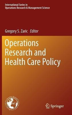 Operations Research and Health Care Policy(English, Hardcover, unknown)