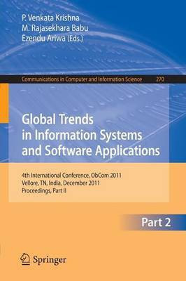 Global Trends in Information Systems and Software Applications(English, Paperback, unknown)