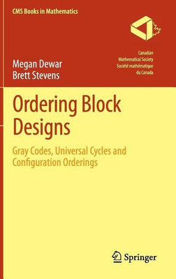 Ordering Block Designs(English, Hardcover, Dewar Megan)