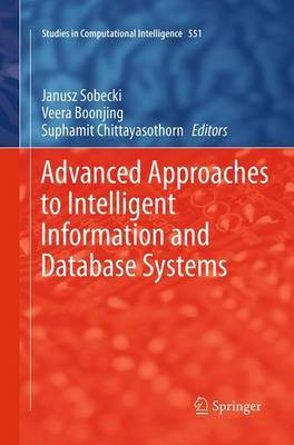 Advanced Approaches to Intelligent Information and Database Systems(English, Paperback, unknown)