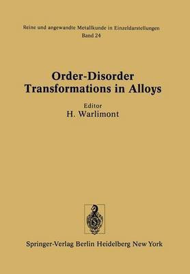 Order-Disorder Transformations in Alloys(English, Paperback, unknown)