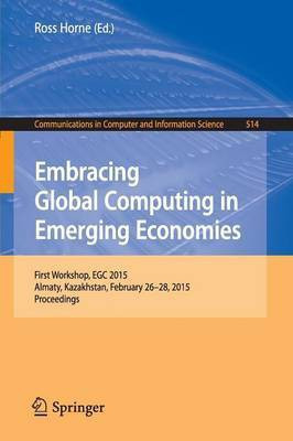 Embracing Global Computing in Emerging Economies(English, Paperback, unknown)