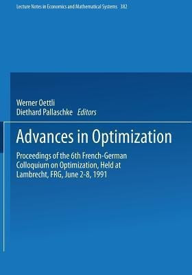 Advances in Optimization(English, Paperback, unknown)