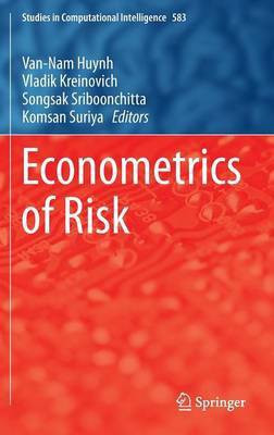 Econometrics of Risk(English, Hardcover, unknown)