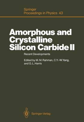 Amorphous and Crystalline Silicon Carbide II(English, Paperback, unknown)