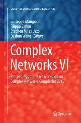 Complex Networks VI(English, Paperback, unknown)