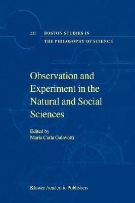 Observation and Experiment in the Natural and Social Sciences(English, Hardcover, unknown)