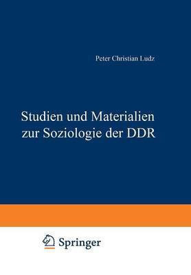 Studien und Materialien zur Soziologie der DDR(German, Paperback, unknown)