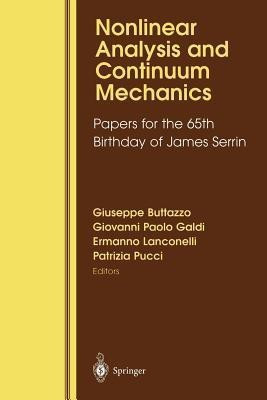 Nonlinear Analysis and Continuum Mechanics(English, Paperback, unknown)