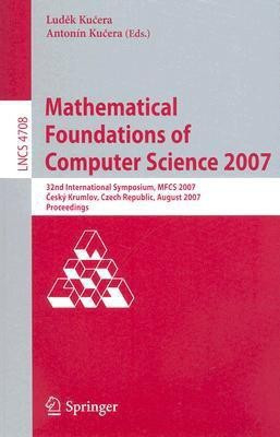 Mathematical Foundations of Computer Science 2007(English, Paperback, unknown)