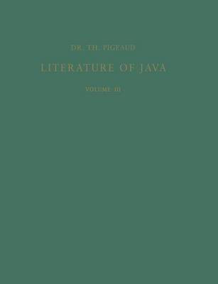 Literature of Java(English, Paperback, Pigeaud Theodore G. TH.)