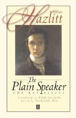 The Plain Speaker(English, Paperback, Hazlitt William)