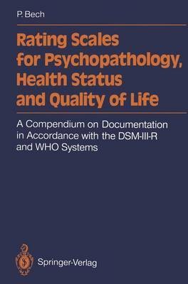 Rating Scales for Psychopathology, Health Status and Quality of Life(English, Paperback, Bech Per)