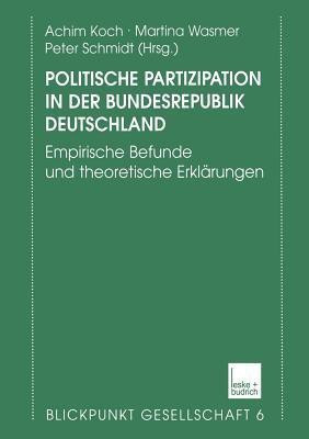 Politische Partizipation in der Bundesrepublik Deutschland(German, Paperback, unknown)