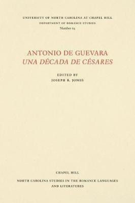 Antonio de Guevara Una Decada de Cesares(English, Paperback, unknown)