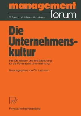 Die Unternehmenskultur(German, Paperback, unknown)