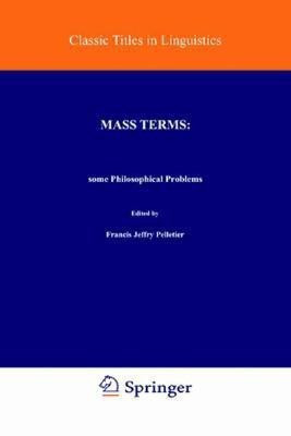 Mass Terms: Some Philosophical Problems(English, Paperback, unknown)