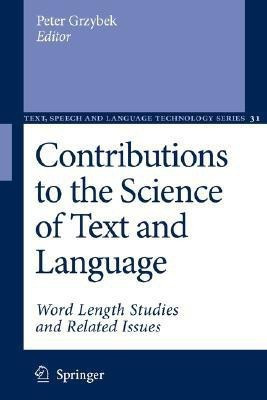 Contributions to the Science of Text and Language(English, Paperback, unknown)