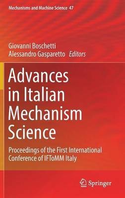 Advances in Italian Mechanism Science(English, Hardcover, unknown)