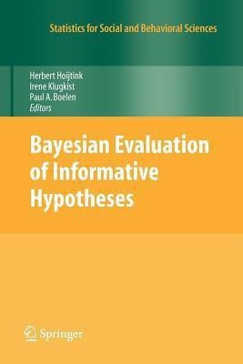 Bayesian Evaluation of Informative Hypotheses(English, Paperback, unknown)